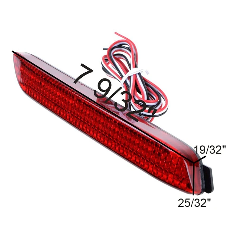 Светодиодный задний бампер стоп светильник задние противотуманные фары сигнал