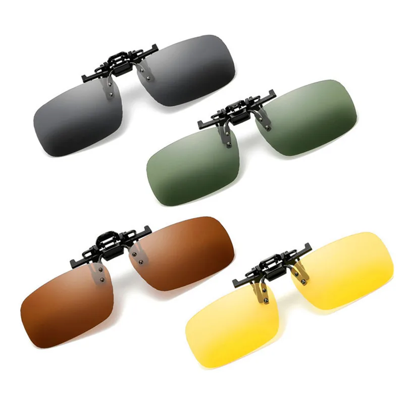 Очки для рыбалки клип очков стильные солнцезащитные очки UV400 поляризационные и