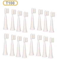 8pcs for xiaomi mijia t100 replacement heads mi smart electric toothbrush heads cleaning whitening healthy
