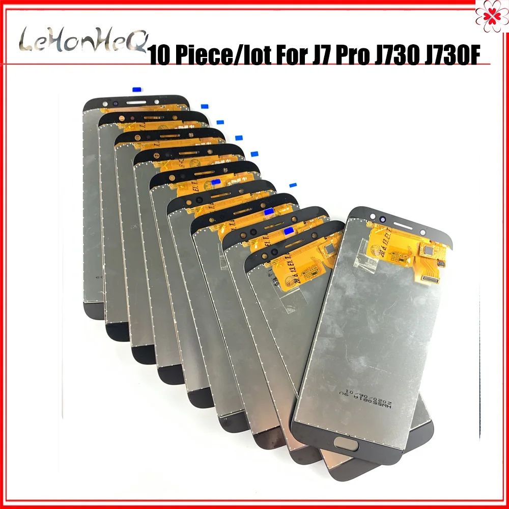 10 шт./лот Iron sehet TFT LCD для Samsung Galaxy J730 Lcd дисплей J7 Pro 2017 J730f сенсорный экран дигитайзер