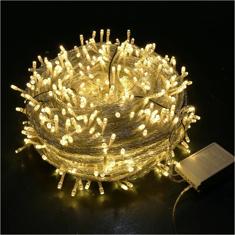 СВЕТОДИОДНАЯ Гирлянда AC220V 100 м 600led Праздничная Водонепроницаемая уличная