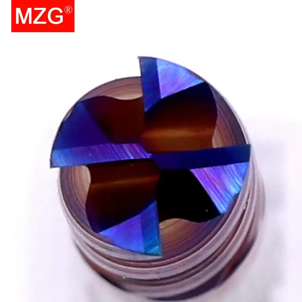 

MZG Cutting HRC65 4 Flute 4mm 5mm 6mm 8mm 12mm Alloy Carbide Milling Tungsten Steel Milling Cutter End Mill