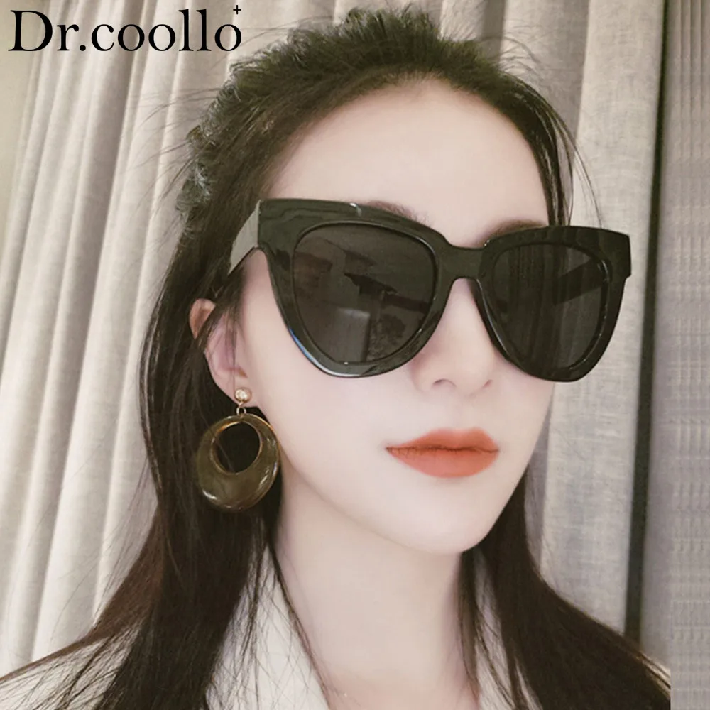 2020 Роскошные брендовые дизайнерские солнцезащитные очки кошачий глаз женские