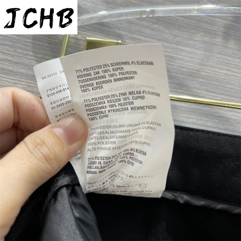 

Spring Early 2021 New Pants Women High-end Polyester High Waist Slim Straight Luxury Brand Office Solid Long Trousers