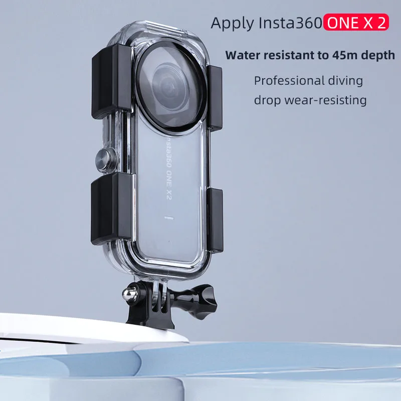 

New 45M Waterproof Case For Insta360 ONE X2 Underwater Protection Box Diving Shell 360 Panoramic Camera Accessories