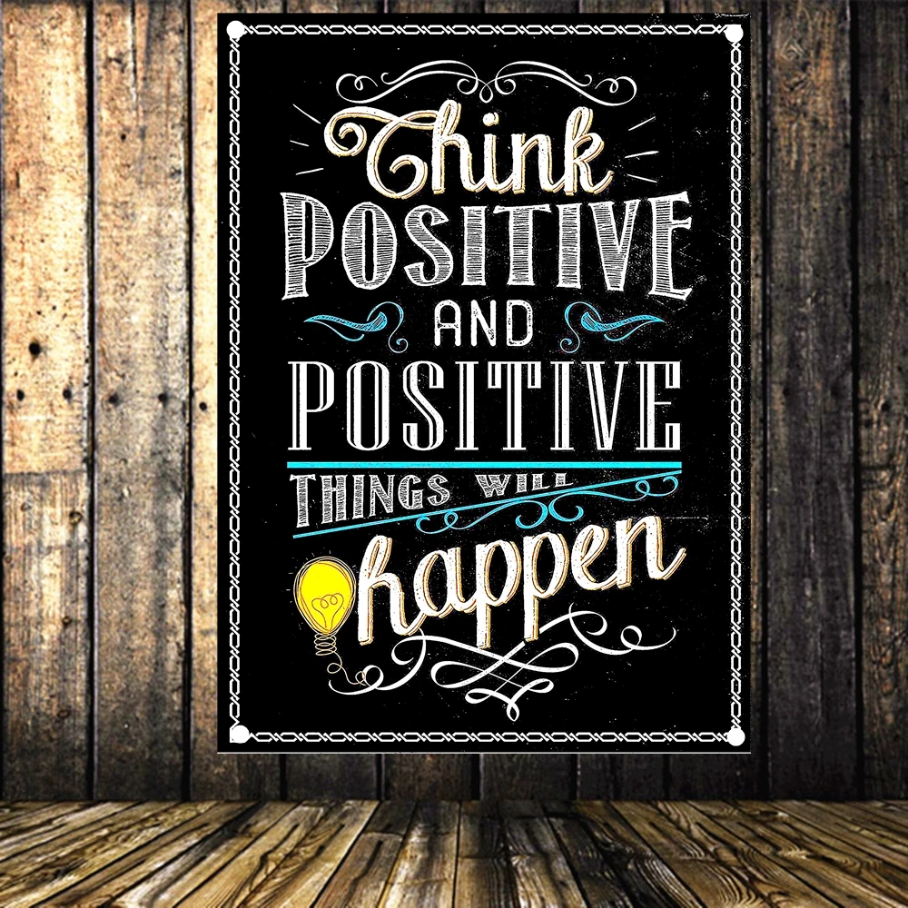 Вдохновляющее настенное искусство с наклейками! Мотивационные флаги и баннеры