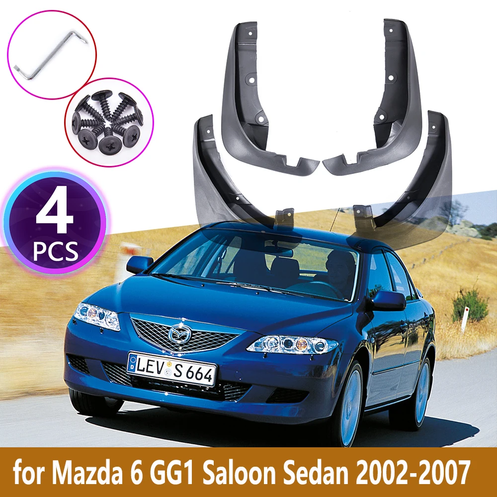 Автомобильные Брызговики для Mazda 6 GG1 брызговики салона Sedan 2002 2003 2004 2005 2006 2007