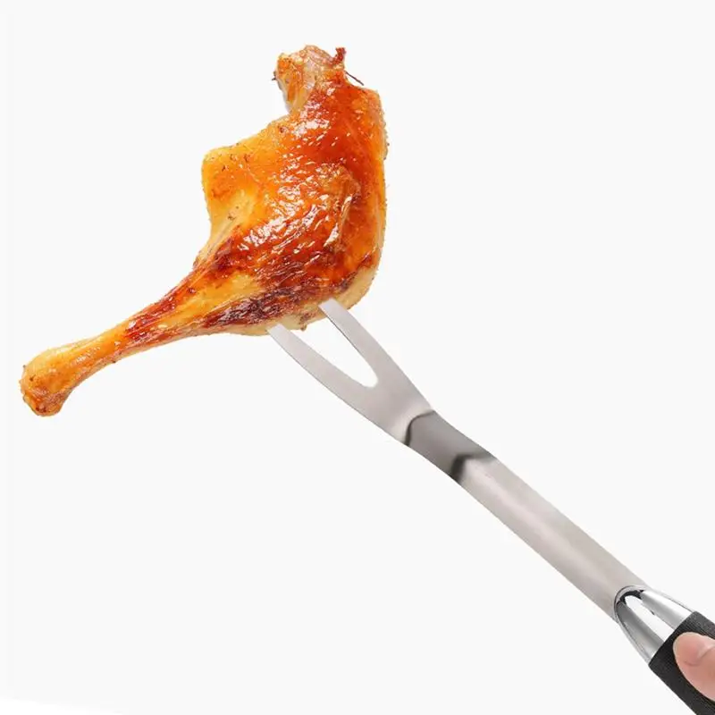 3 шт. Нержавеющая сталь утварь для гриля Комплект вилка барбекю щипцы лопатка