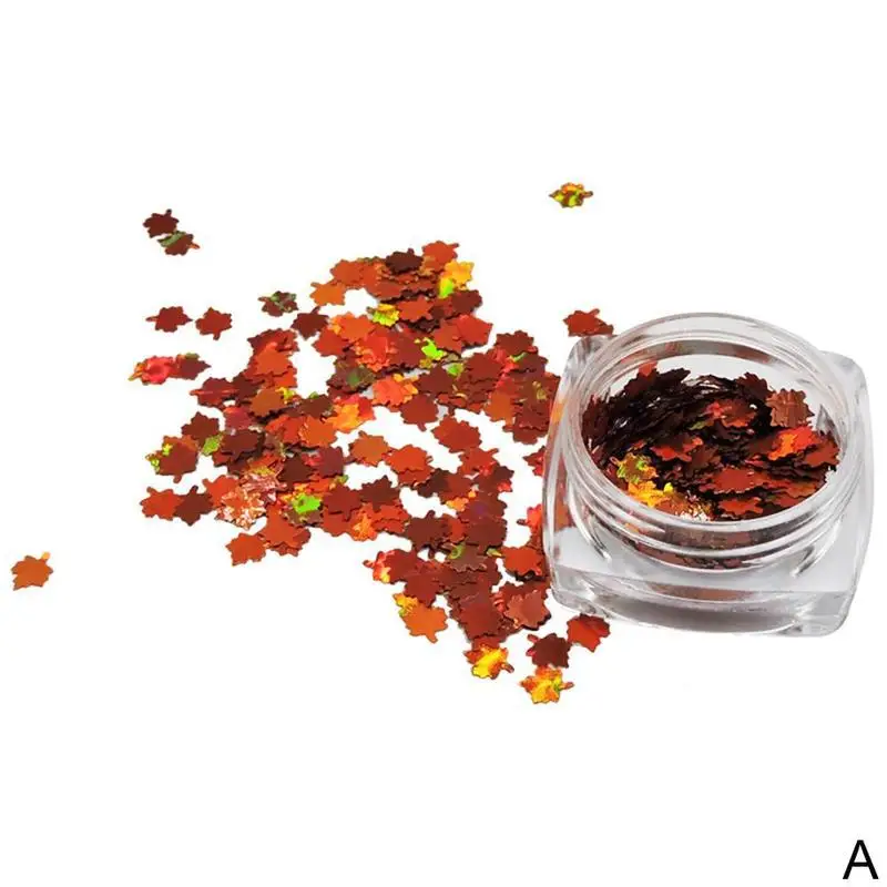 Maple Leaf Nail Sticker Nail Decals Gold Water Sliders Manicure Nail Art Decorations Stickers DIY Designs Autumn Nail Art Sets - Цвет: A