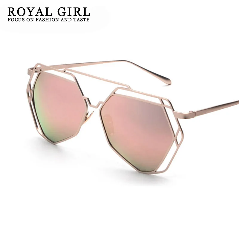 Солнцезащитные очки в металлической оправе королевской девушки женские