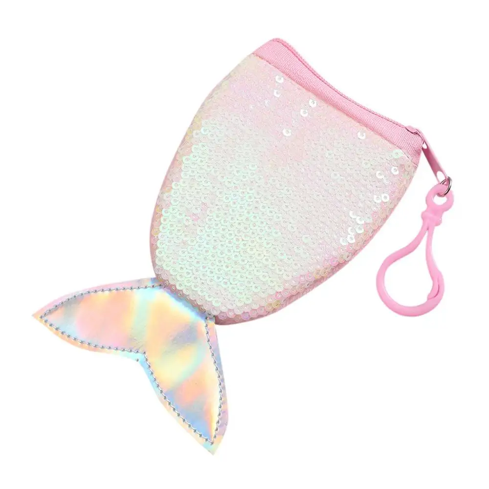 Pink 1 Детские кошельки, кошельки, сумки с блестками, через плечо, Детский милый кошелек на молнии, брелок для ключей, детские кошельки, кошельки, сумки-мессенджеры - Цвет: Pink 1