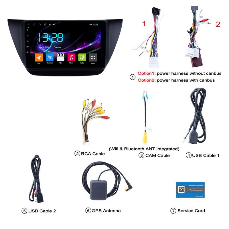 Автомобильный DVD gps-проигрыватель wanqi DSP CARPLAY 4 Гб + 64 ГБ 9-дюймовый IPS-экран full touch Android