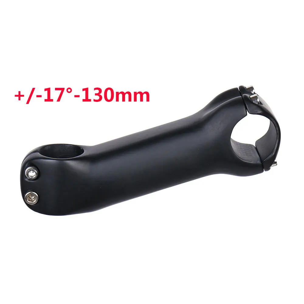 17Degree130mm-2114 ELITA один велосипедный стержень углеродное волокно MTB/дорожный велосипед стержень 6/17 градусов 31,8 мм руль стержень UD/черный 70-130 мм - Цвет: 17Degree130mm-2114