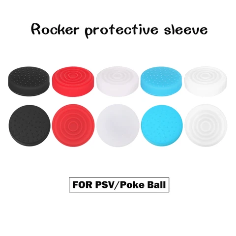 6 шт. силиконовый чехол-накладка, аналоговый джойстик, защитный чехол для Sony PlayStation Psvita PS Vita PSV 1000/2000 Slim