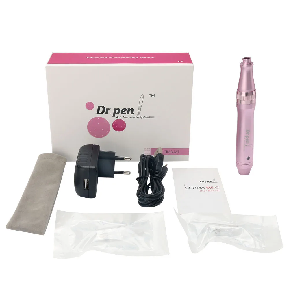 

Wireless Dr pen M7-W Electric Microneedle Pen Wrinkle Scar Removal Derma Professional skin care Pen kits Needle Cartridges