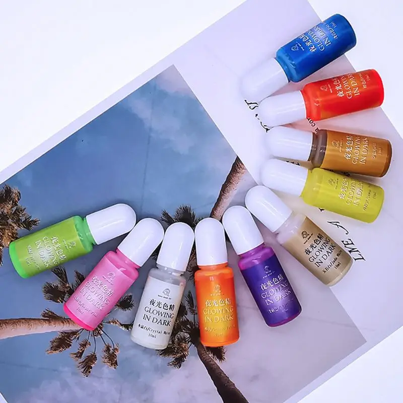 10 шт. светящиеся пигменты для украшений ручной работы | Украшения и аксессуары