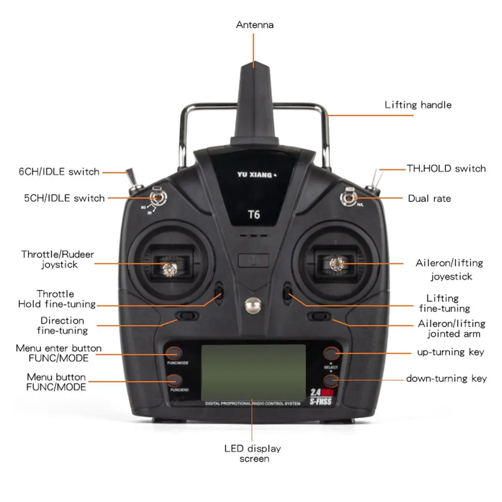 F180 6CH 3D 6G sistema Dual sin escobillas Motor de accionamiento directo Flybarless w/ S-FHSS RC helic&oacute;ptero avi&oacute;n BNF/RTF modelo VS E180-1