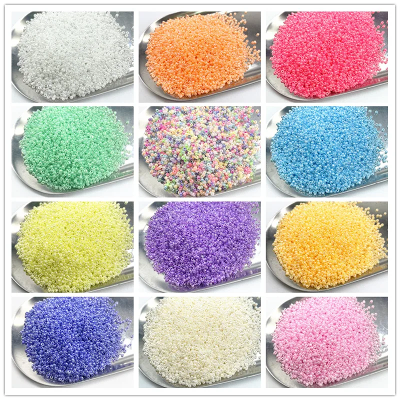 

15g/lot 4mm Effect of The Cream Charm Czech Glass Seed Beads for Jewelry Making DIY Handmade Bracelet Accessories