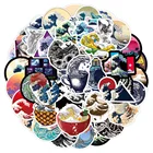 50 шт. Водонепроницаемый открытый Винтаж морская волна Doodle Стикеры пляжные волна граффити Стикеры s Наклейка декорации Чемодан Скейтборд ноутбука