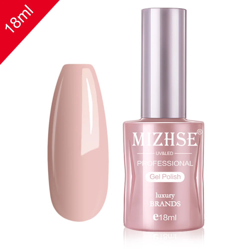 BBF001 MIZHSE Гель-лак для ногтей 18 мл замачиваемый УФ светодиодный гель для ногтей чистый цвет Гель-лак для маникюра модный дизайн ногтей - Цвет: BBF001