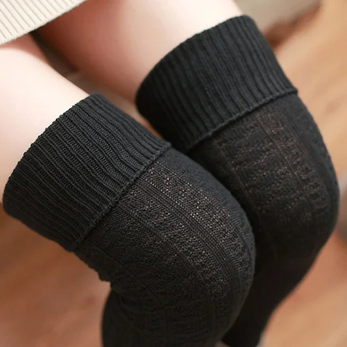 Beenwarmers vrouwen модные осенне-зимние облегающие высокие женские носки выше колена тонкие чулки гетры для танцев