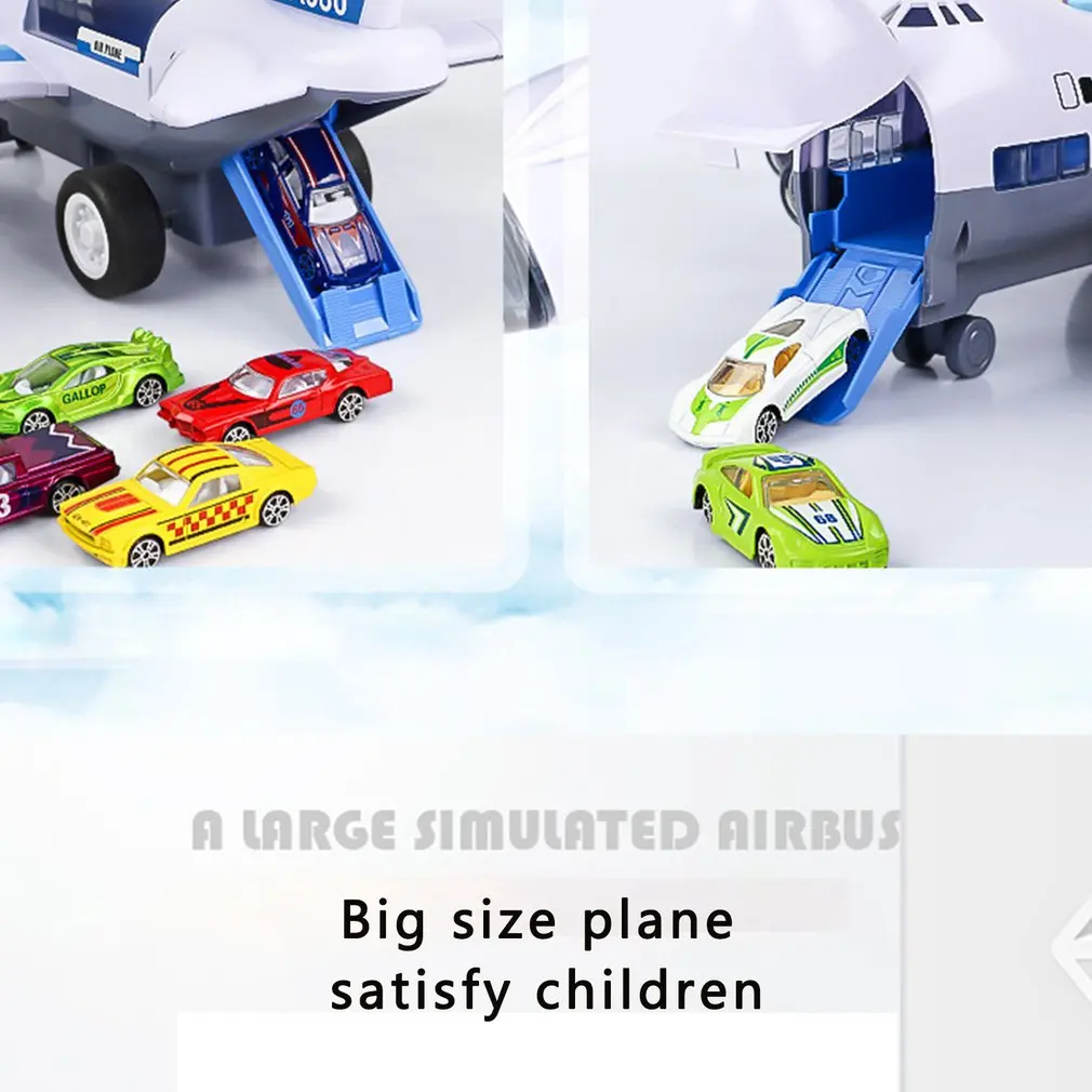 

2020 Music Story Simulation Track Inertia Children's Toy Aircraft Large Size Passenger Plane Kids Airliner Toy Car