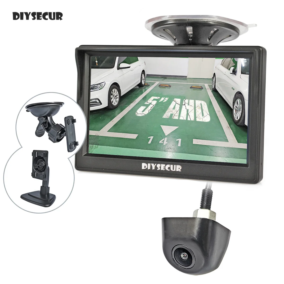 

Автомобильный монитор DIYSECUR, 5 дюймов, AHD, 1920*1080P, HD, 170 градусов, ночное видение