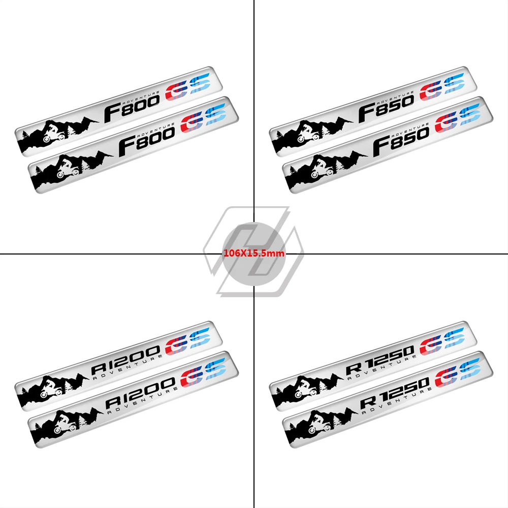 3D резиновые наклейки на мотоцикл для BMW F800GS F850GS R1200GS R1250GS Adventure | Автомобили и
