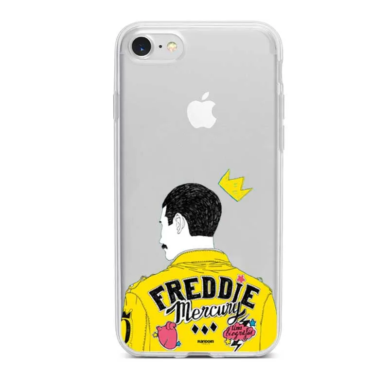 Роскошный чехол для телефона Freddie Mercury Rainha banda Qualidade iPhone 8 7 6 5 4 Plus X XS max 10 силиконовый