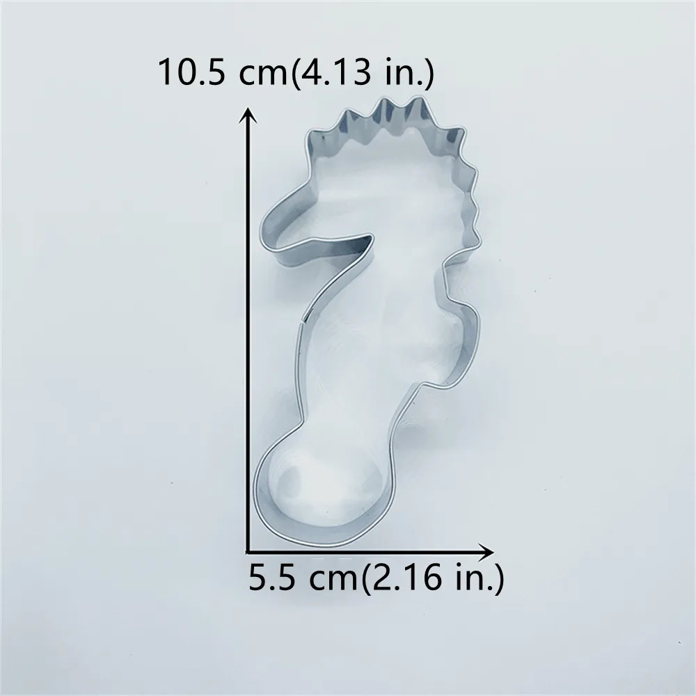 Нож для печенья KENIAO Seahorse 5 5x10 см бисквит Фондант форма сэндвич-хлеба нержавеющая