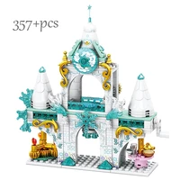 disney frozen2 the elsa magical ice castle set princess anna stacking building blocks bricks toy compatible disney frozen blocks