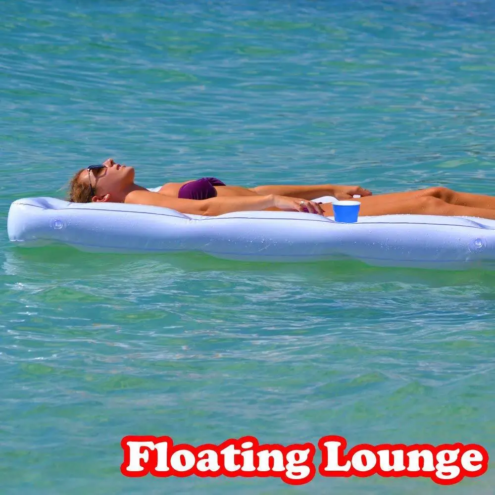 

22 Hole Summer Party Bucket Cup Holder Inflatable Pool Float Beer Drinking Cooler Table Bar Tray Beach Floating Lounge