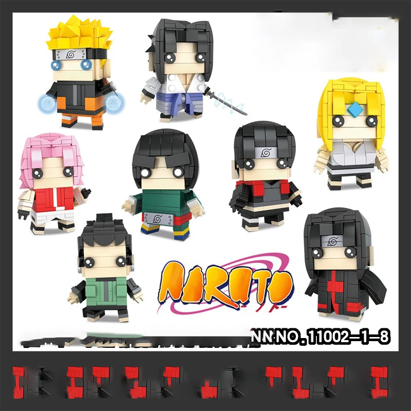 

SH Anime-Naruto-Model Minifigures Dolls Building Block Bricks Toys For Children Birthday Christmas Gifts