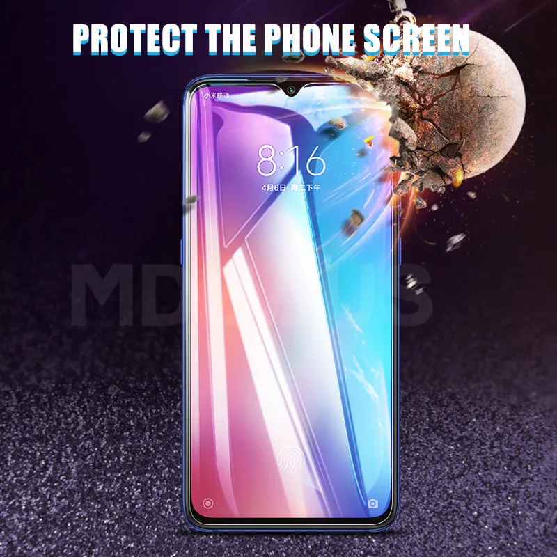 9H закаленное стекло для Xiaomi Mi 9 8 9T SE A3 A2 Lite Защитная пленка для Xiaomi Mi CC9 CC9E Play F1