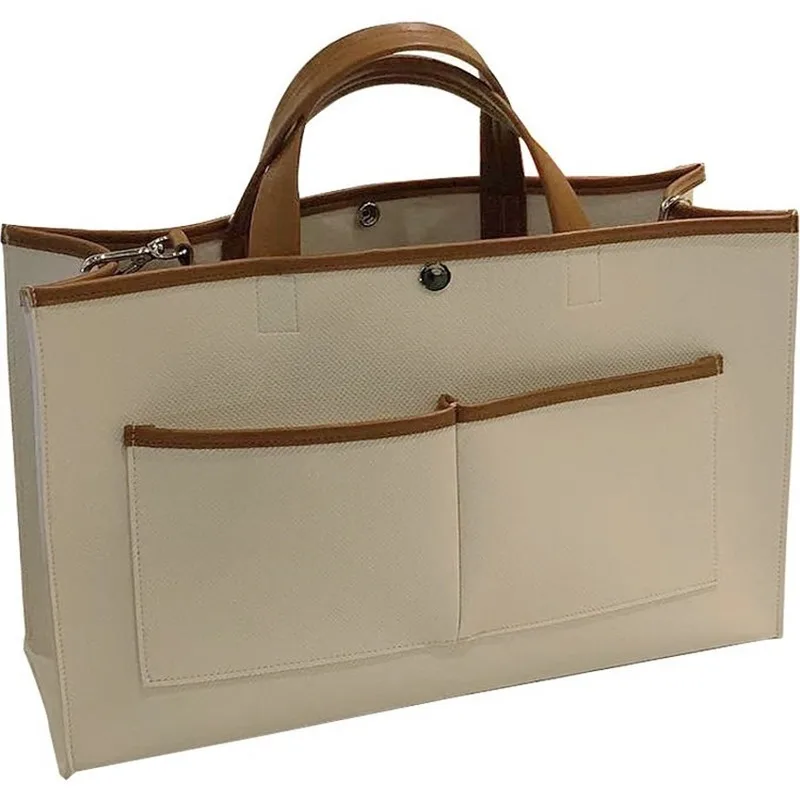 

2020 New Simple And Fashionable Portable Hit Color Big Bag Large Capacity Handbag Shoulder Messenger Female Bag satchels