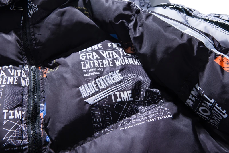 Зимние мужские парки North Winter Канада, пальто с капюшоном, уличная одежда в стиле хип-хоп, Ретро стиль, Харадзюку, мужские парки, Бомбер