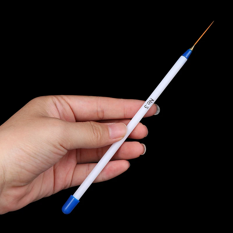 

3pcs Nail Brush For Manicure Gel Polish Acrylic Brush Set Drawing Line Pen Dotting Painting Stripes Nail Art Desig Tool LATR29-1