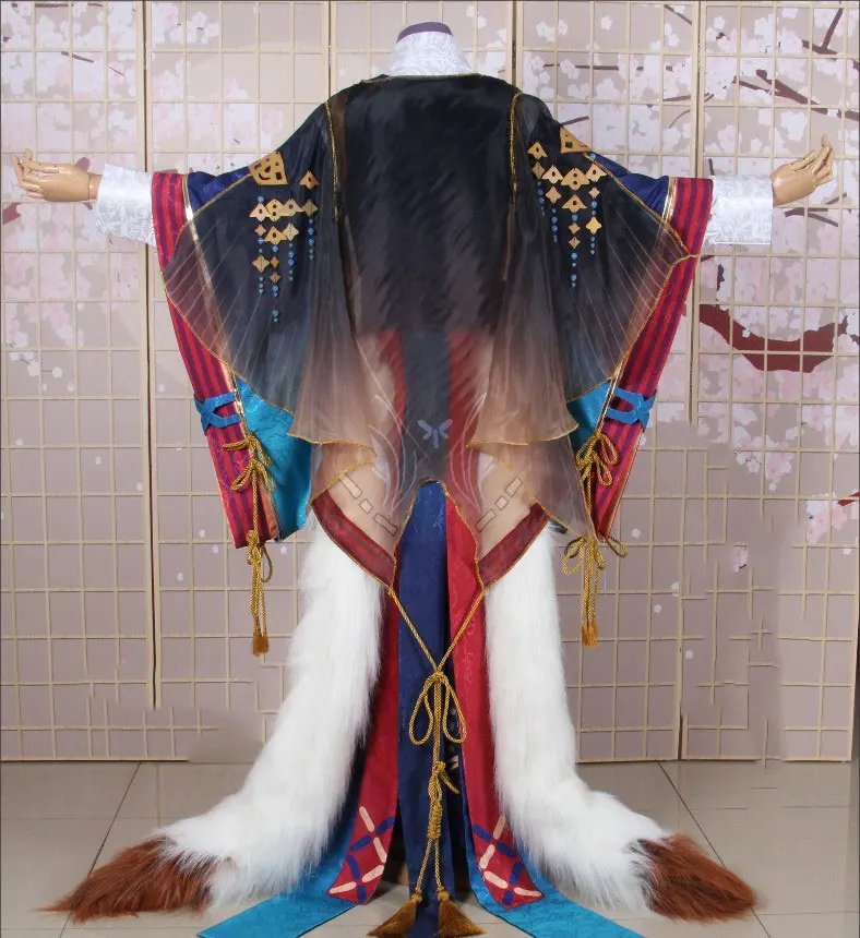 Индивидуальный размер SSR Onmyoji tamamo no Mae Косплей Костюм первое unawaken кимоно платье wafuku Униформа костюмы для Хэллоуина аниме одежда