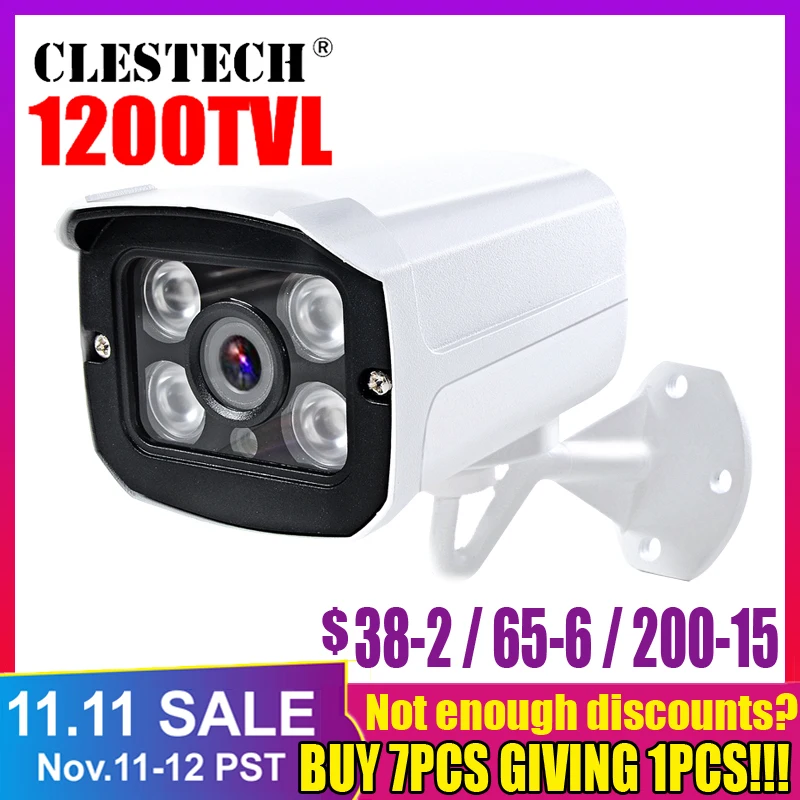 4led массив реального Full HD 1200TVL Cctv камера 960H аналог водонепроницаемый IP66 Открытый IR-CUT Инфракрасный 30 м Ночное Видение безопасности видео