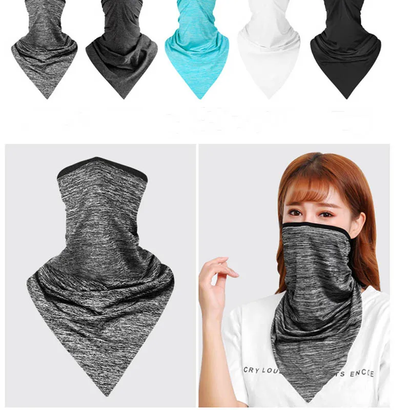 

1PC Thin Breathable Soft Scarf Neck Gaiter Face Cover Bicycle Ski Tube Head Shield Sunscreen Men Women