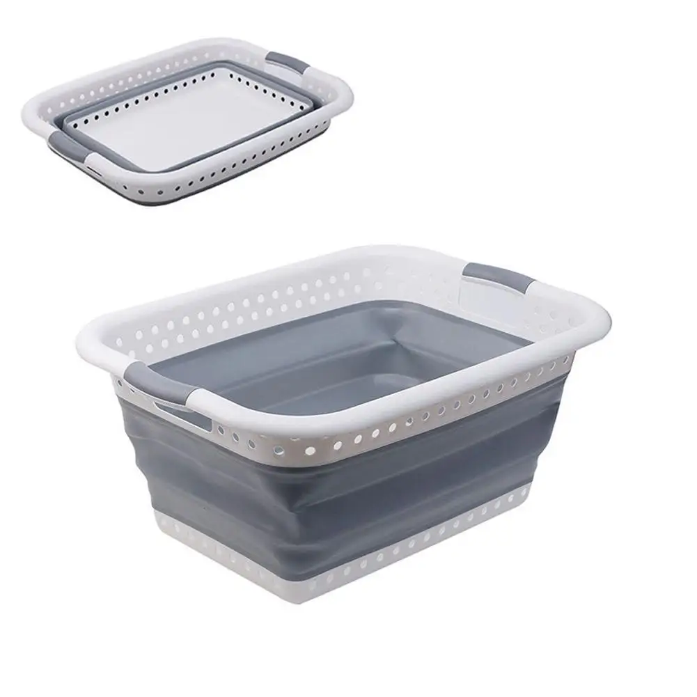 

DishyKooker Home Foldable Large Dirty Clothes Basket Multi Functional Bathroom Storage Laundry