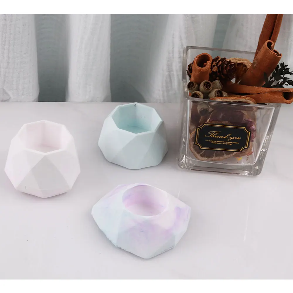 3D силиконовая форма для подсвечника сделай сам цветочный горшок суккулентных