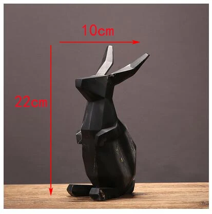 Европейские, полимерные геометрические Lucky Rabbit маленькие украшения, открывающие подарки на новоселье, домашняя мебель, гостиная/офис, Ремесла, Декор - Цвет: style5