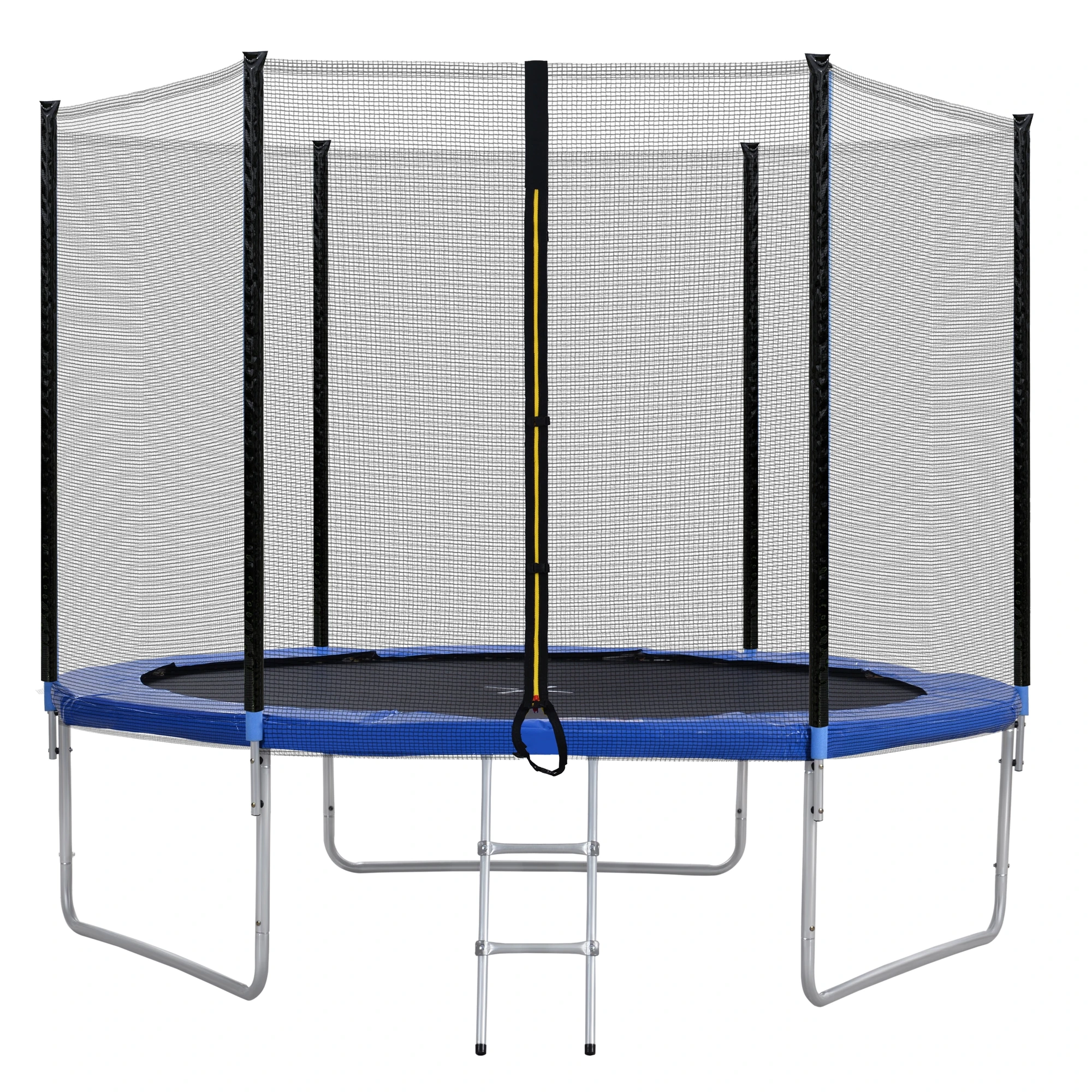 

Outdoor-Trampolin mit Sicherheitszaun und Leiter, 10 FT Gartentrampolin mit 150 kg, hat den GS- und TÜV-Test bestanden