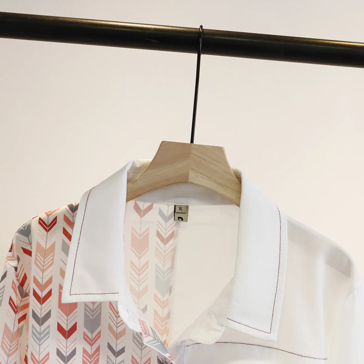 Весна 2020 модные женские топы плюс размер повседневные с принтом длинным рукавом