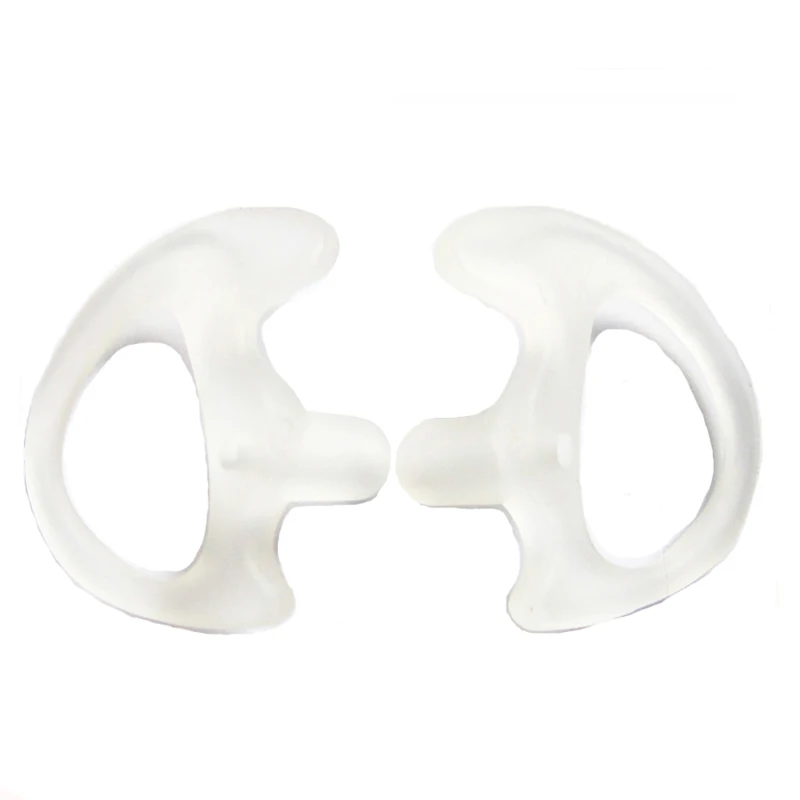 100pcs (50Pairs) Two Way Radio Silicone Earmold Beige Earbud For Kenwood Baofeng Acoustic Tube Earpiece Headset