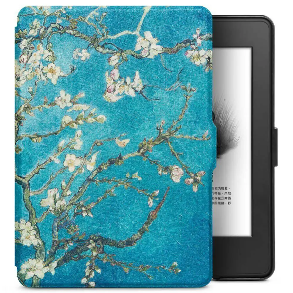 

Plum Little Princes Auto Sleep/Wake Protective Case Cover for Kindle Paperwhite
