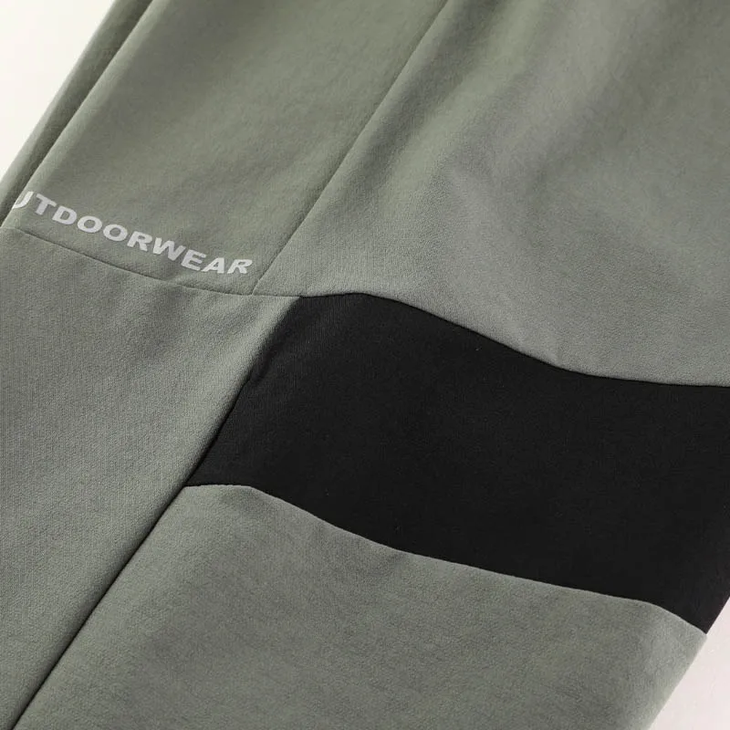 Running Trousers Men Fitness Elastic Waist Joggers Sport Pants 2021 Zipper Pocket Tennis Training Soccer Pant Gym Sweatpant