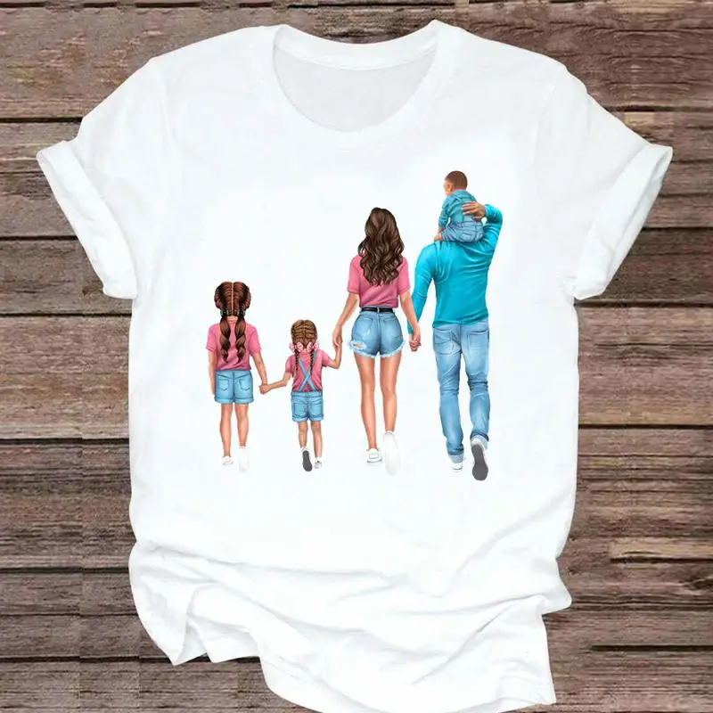 

T-shirts short sleeve 90s Women family love mother mom mama Fashion Clothes Graphic Tshirt Top Lady Print Female Tee T-Shirt