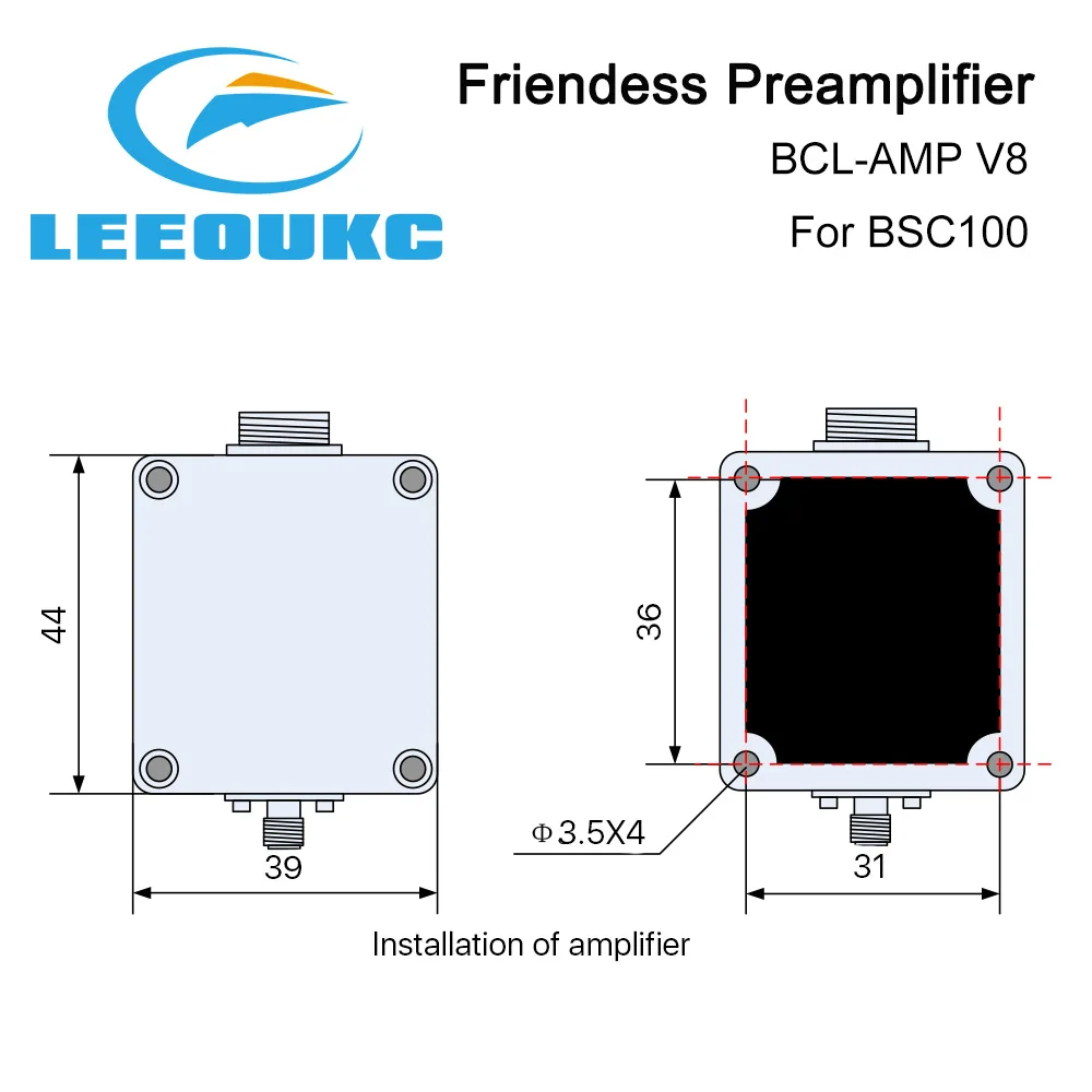 LEEOUKC BCL-AMP V8 Amplifier Preamplifier Sensor For Friendess BCS100 FSCUT Controller Raytools WSX Laser Head Fiber | Инструменты